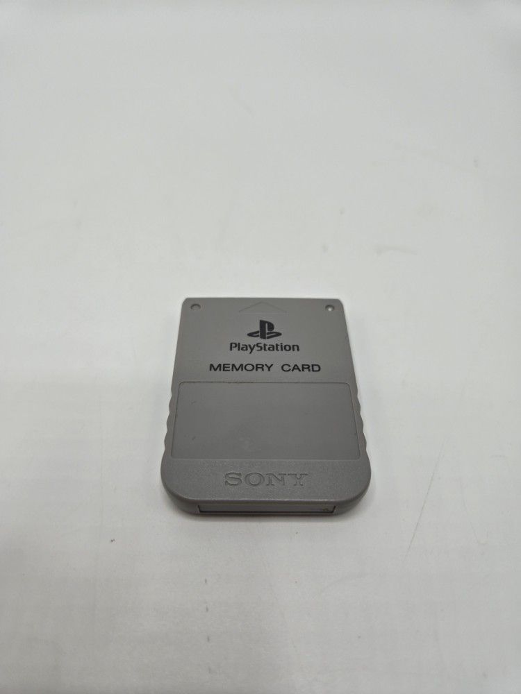 Sony PlayStation OEM Official 1 PS1 PSX Memory Card SCPH-1020 LIGHT GRAY