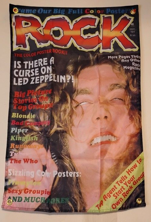 Rock Banner 25 inch x 35 inch NEW