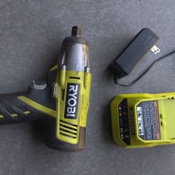 Ryobi 18 Volt 1/2" Impact Wrench w/ Charger