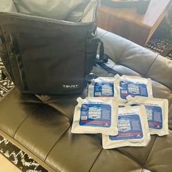Cooler backpack with Ice Packs