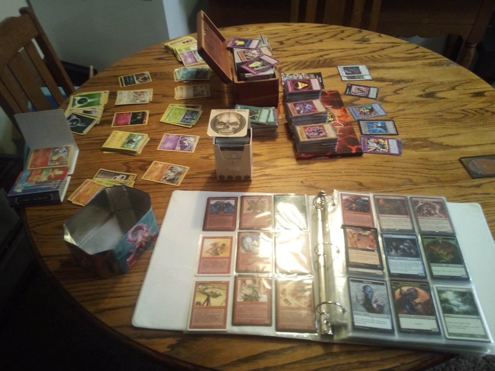 Pokemon and Yu-Gi-Oh cards