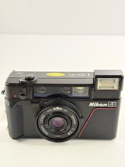 Nikon L35AF 35mm Point & Shoot Film Camera 35mm f/2.8 Lens Tested Pikaichi