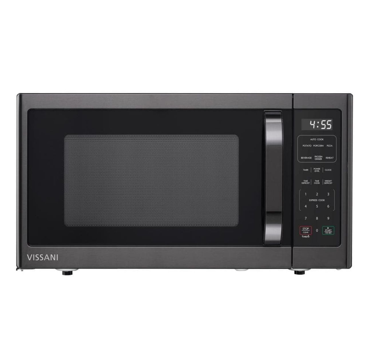 Vissani 1.6 cu. ft. Countertop with Sensor Cook Microwave in Stainless Steel