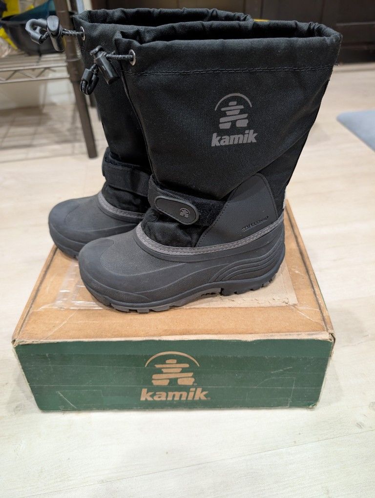 Kids Kamik Snow Rain Boots Sz 1