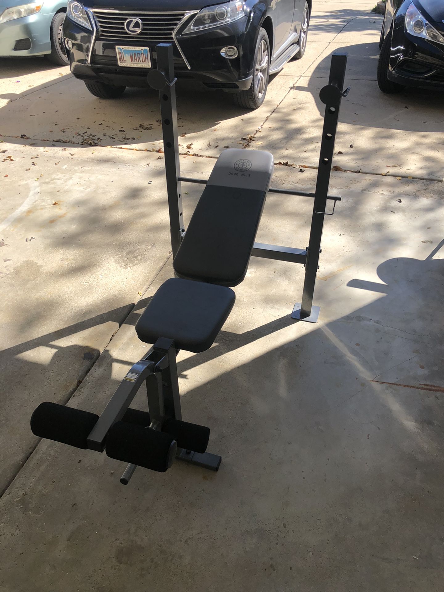 Gold’s Gym XR 6.1 Multi-Position Weight Bench with Leg Developer