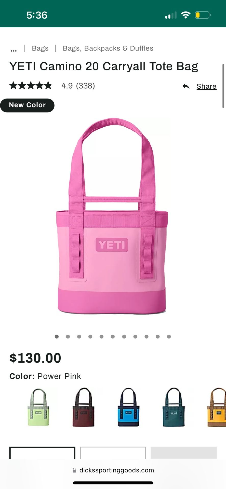 yeti camino 20 carryall tote bag pink the Camino 20 carryall is the go The YETI Camino 20 Carryall