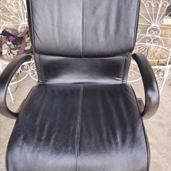 Leather office chair