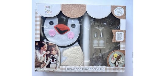 Penguin apron and bake gift set - New