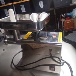 Commercial meat grinder