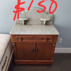 Victorian Marble Top Washstand