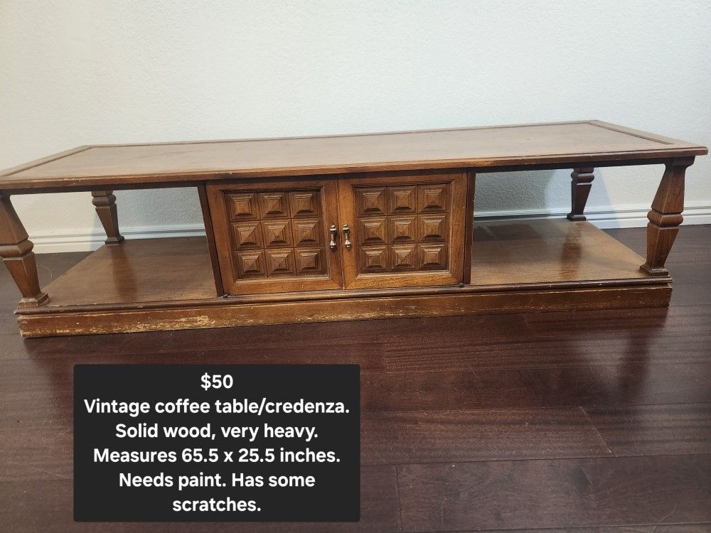 Coffee Table/ Credenza