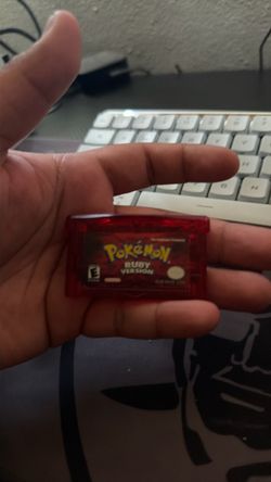 Pokémon Ruby Version GBA Cartridge
