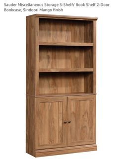 Brown bookshelf/storage cabinet