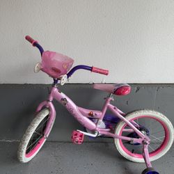 Disney Princesses bike for kids aged 4–6 years with training wheels