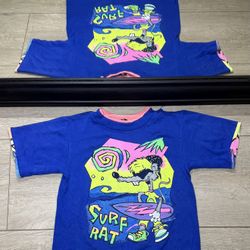Vintage Kids / Toddlers 1980s Surf Rat Character Shirt 