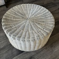 White Wicket Footrest