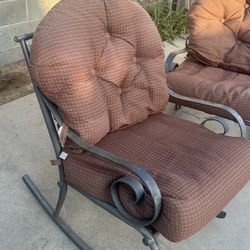 Metal Patio Rocking Chairs 