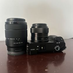 Sony A6400( With 18-135 mm And 1.8 35 mm