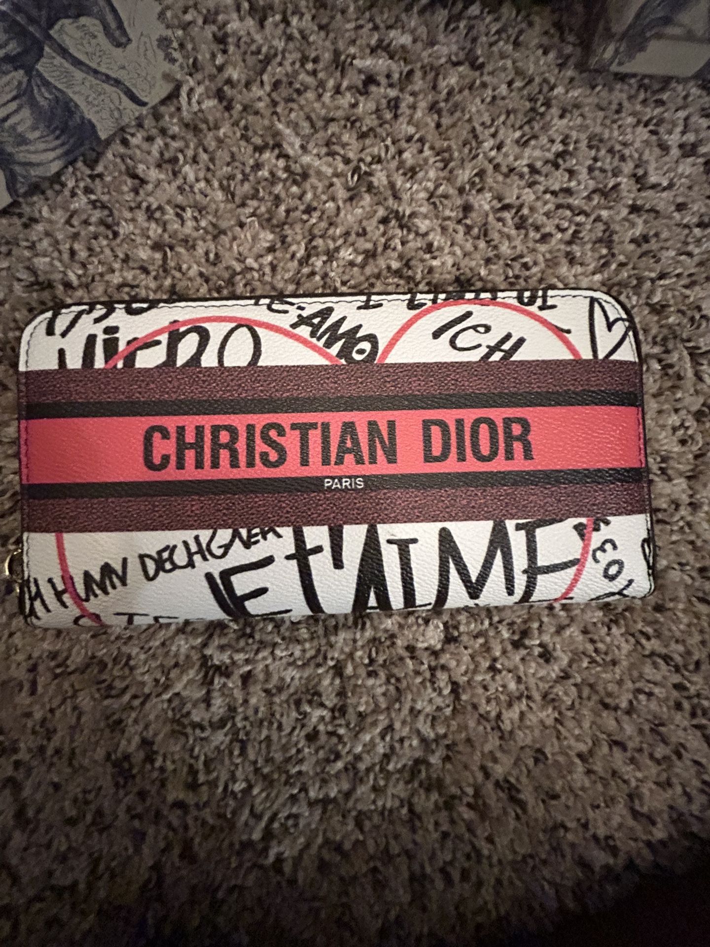 Graffiti Christian Dior Pouch