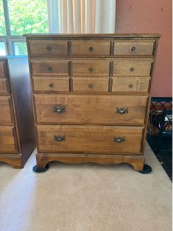 Tall Wood Dresser