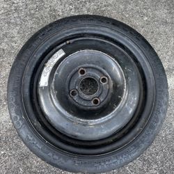 Four Lug Spare Tire From 2004 Honda Civic
