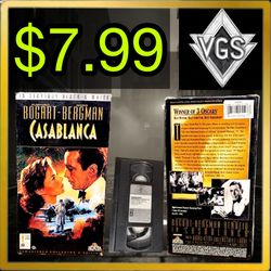 *CLASSIC* Casablanca VHS – Remastered Collector’s Edition – 1942