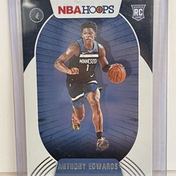2021 NBA Hoops Anthony Edwards Rookie #216 Wolves RG