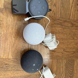 3 Amazon Alexa Devices 