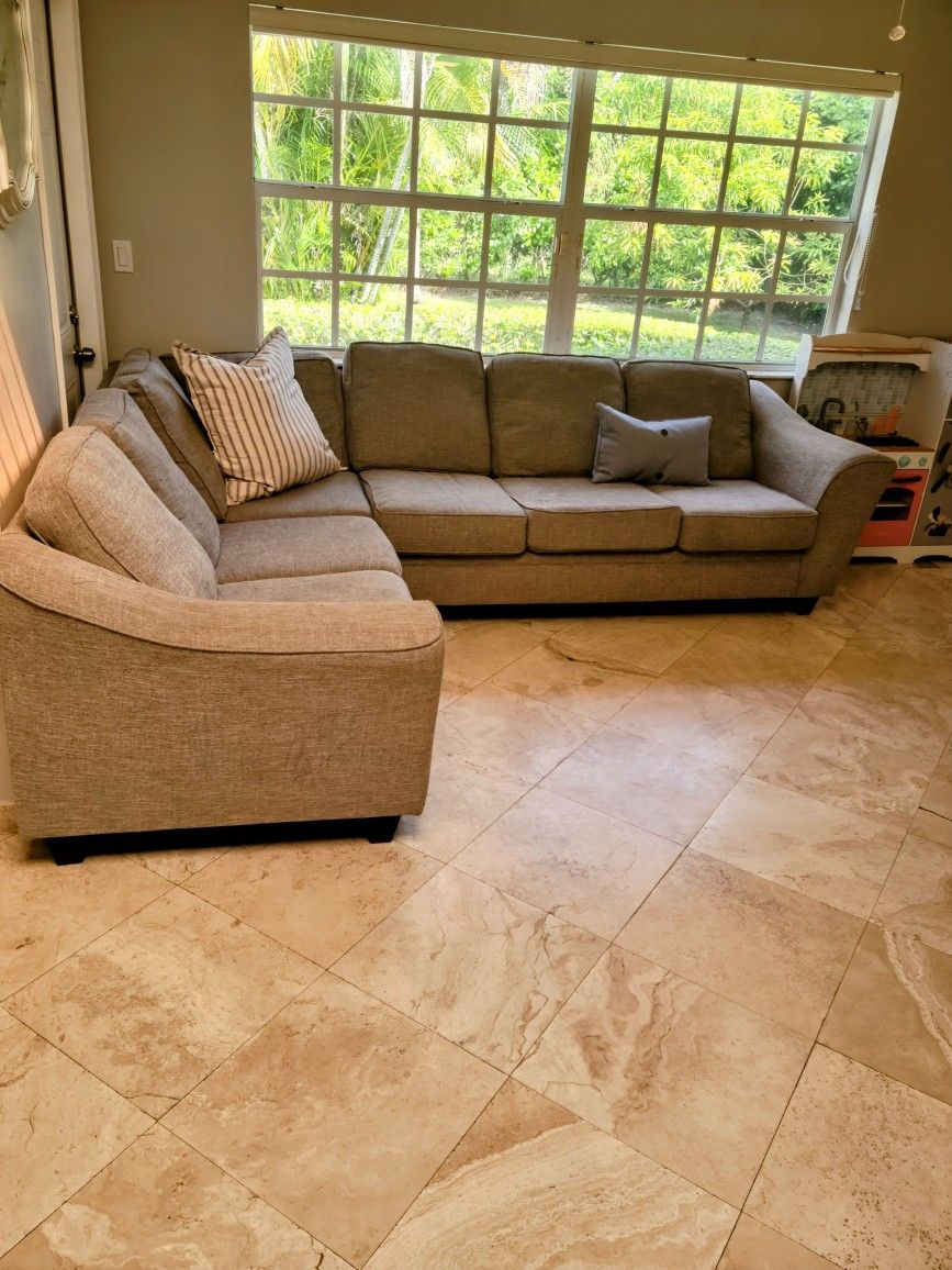 Sectional Couch - Grey