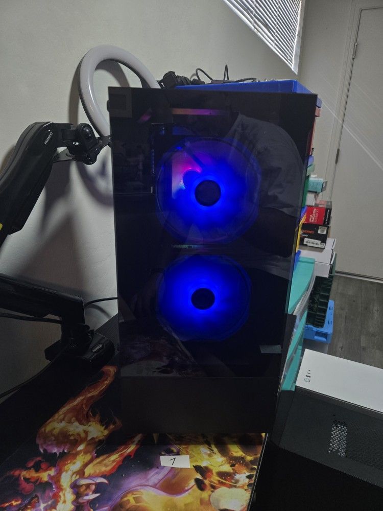 Black-Blue Gaming PC/ Open To Trade