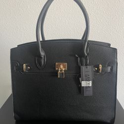 All Black Handbag Purse