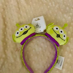 Toy Story Alien Plush Ear Headband for Adults