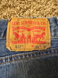 Levi's 527 Slim Bootcut Medium Wash Jeans Mens Size 33x30 Good Fade