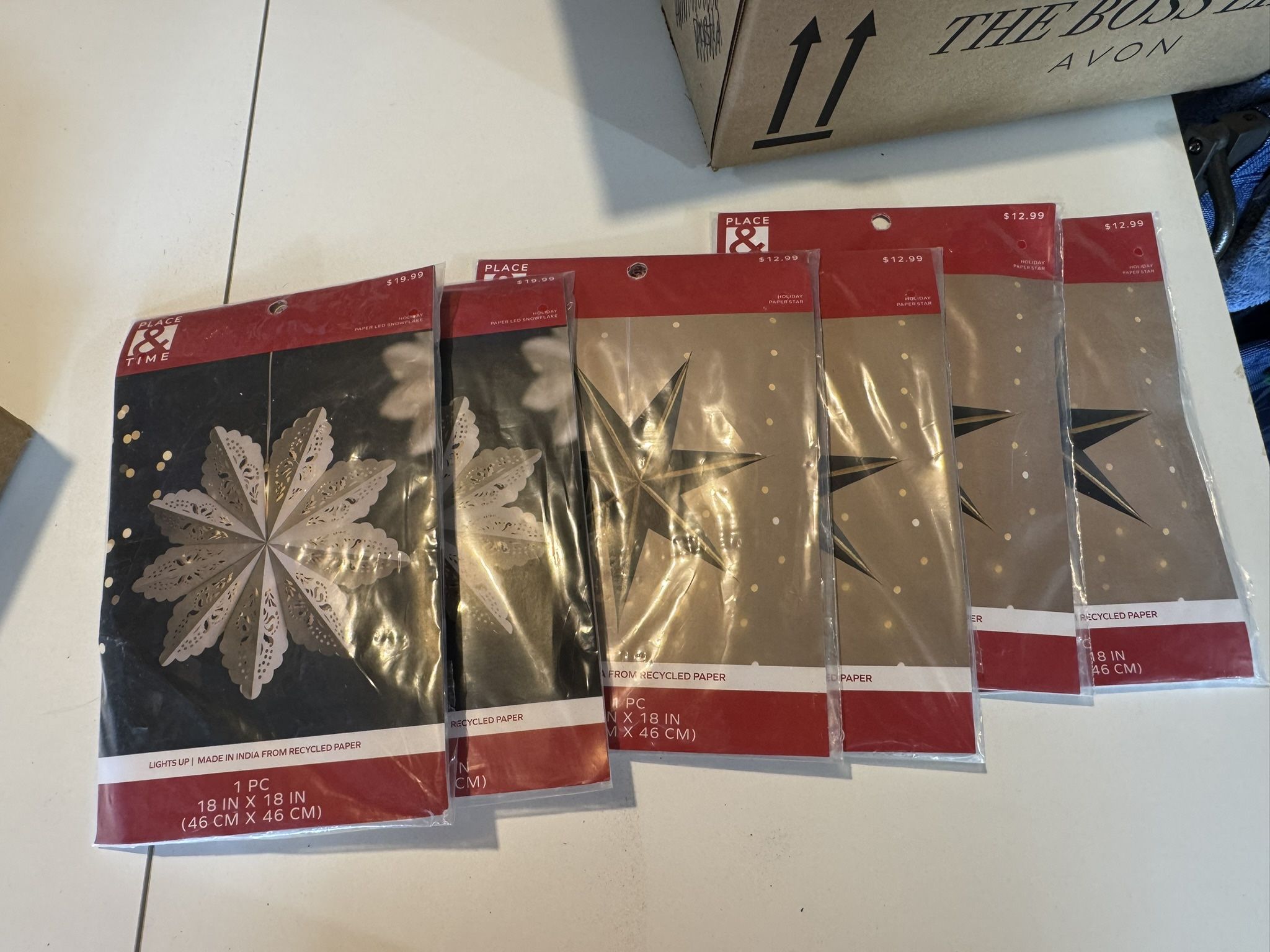 Holiday stars decorations, 