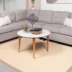 **SALE** Modular Sectional in L-Shape in Warm Beige Fabric**