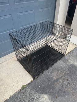 Large Black Wire Dog Crate 42*28*30