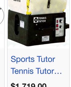 Tennis TUTOR 2 Machine