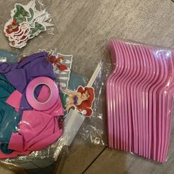 The Little Mermaid Birthday Decorations 