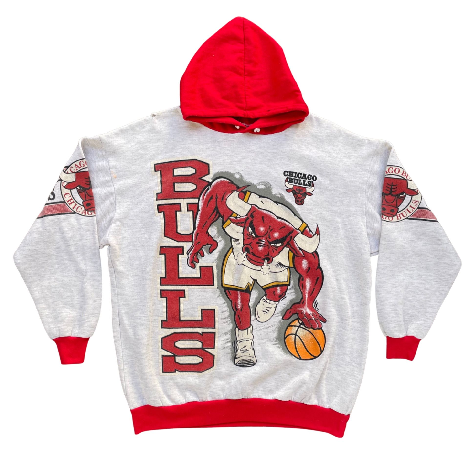 Vintage 90's Chicago Bulls NBA Hoodie Size XL