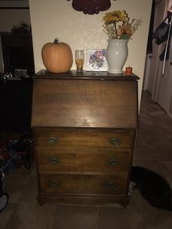 Antique secretary desk