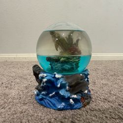 By The Beautiful Sea - Sea Turtle Snowglobe