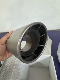 Gt4rs titanium exhaust tip