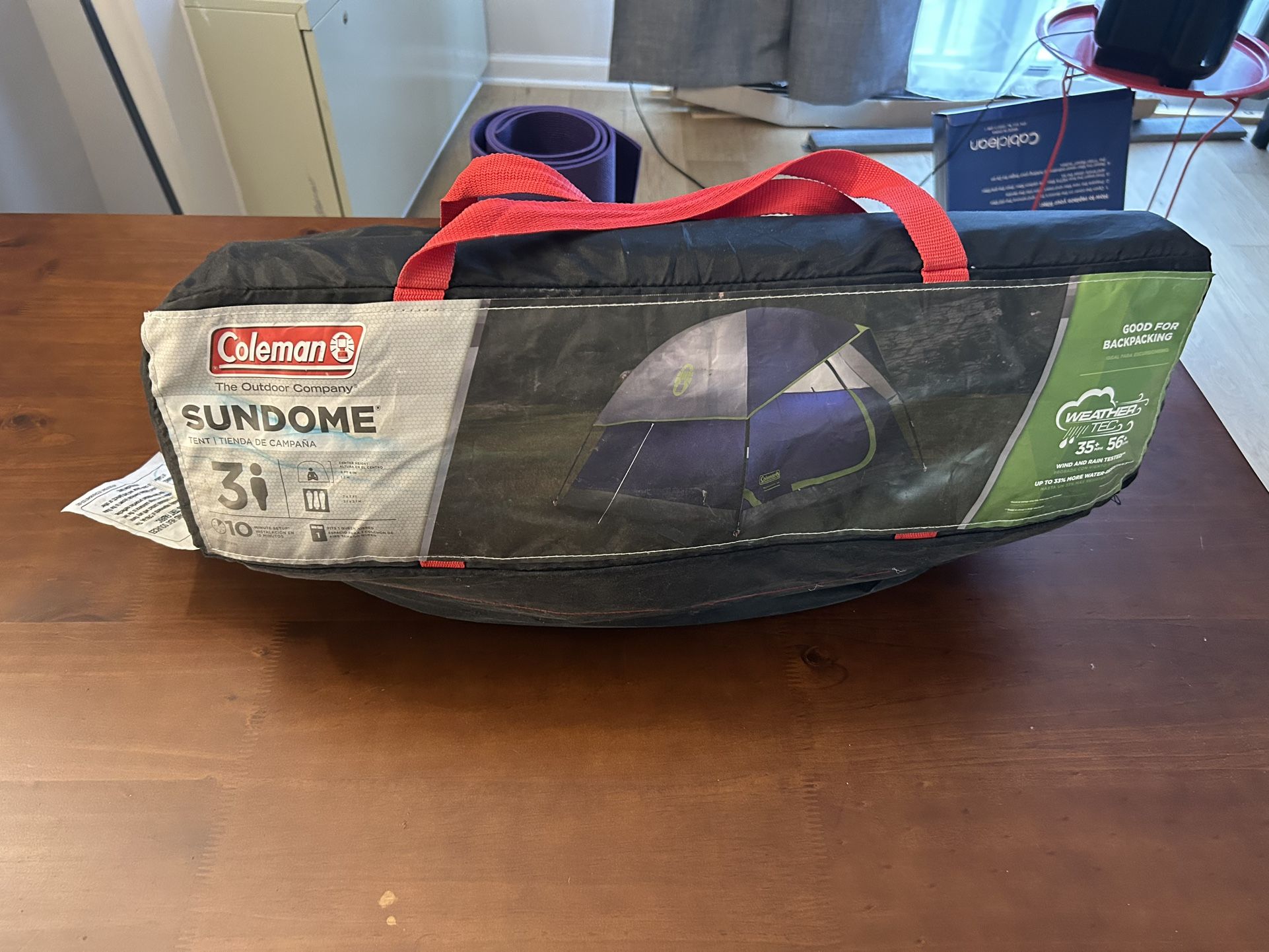 Coleman Sundome 3-person tent