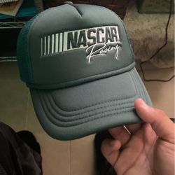 green nascar trucker hat