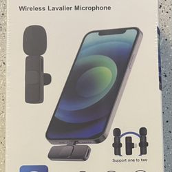 Wireless Lavalier Microphone For Android Or iPhone 
