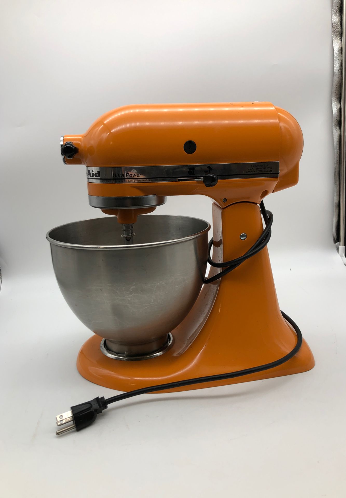 Kitchen Aid Mixer - Orange 5 Quart