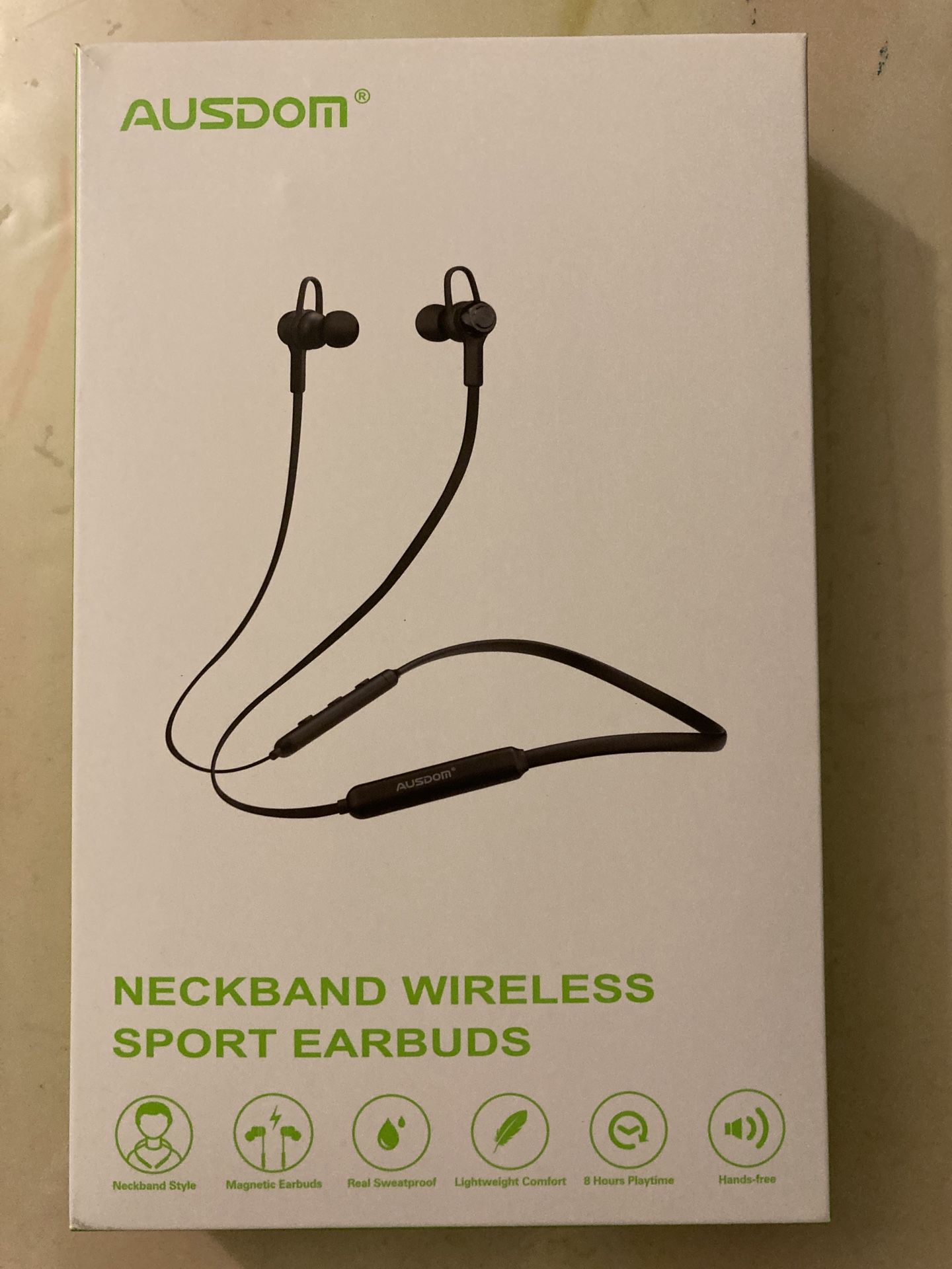 Ausdom neckband wireless sport earbuds