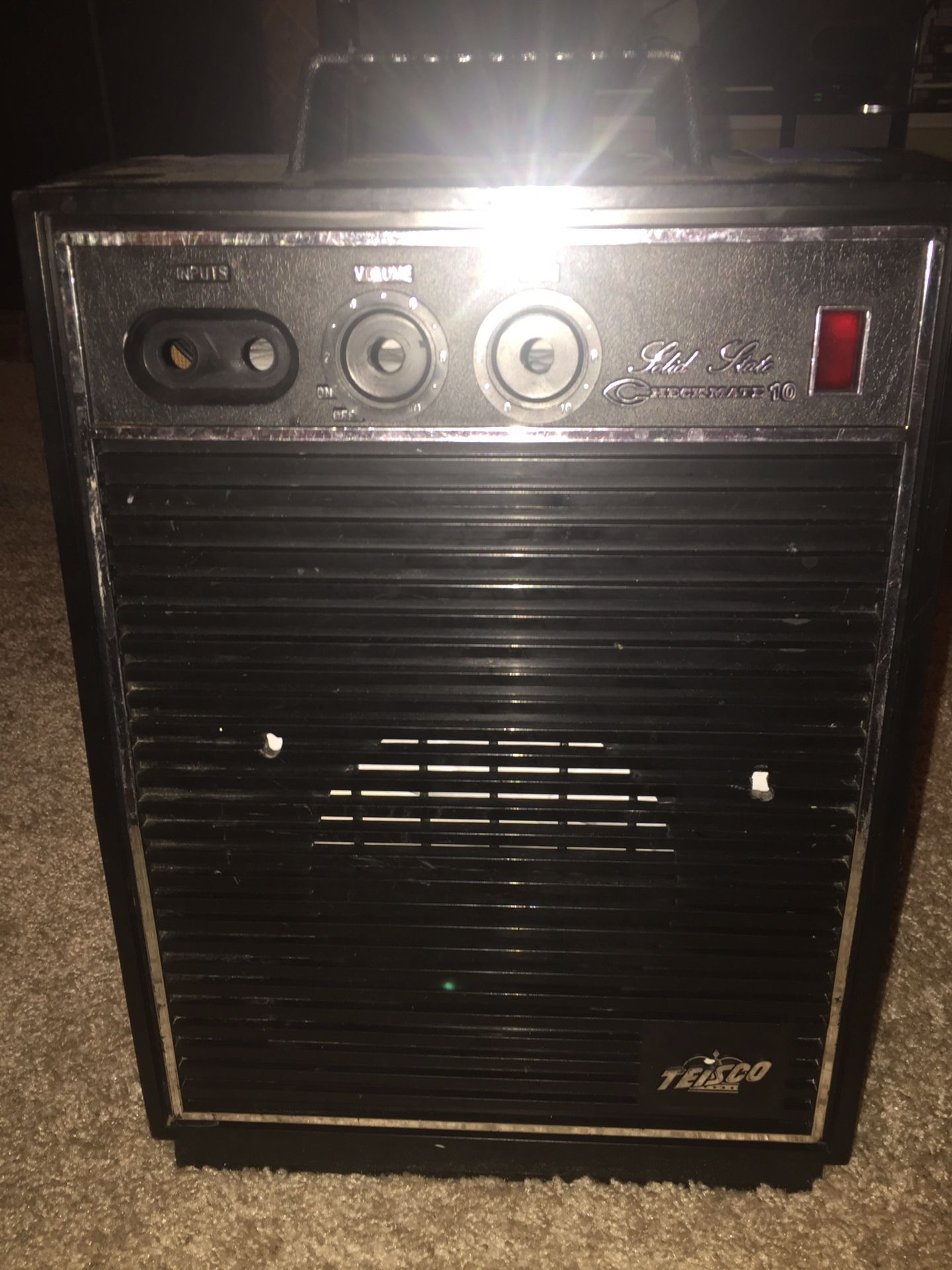 Teisco CM-10 amplifier and electric guitar (please read)