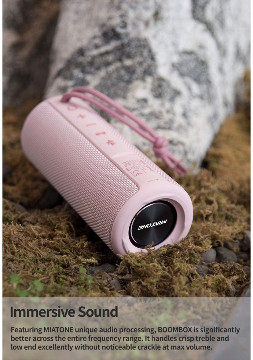 Outdoor Portable Bluetooth Wireless Speaker pink