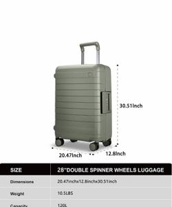 Zipperless luggage